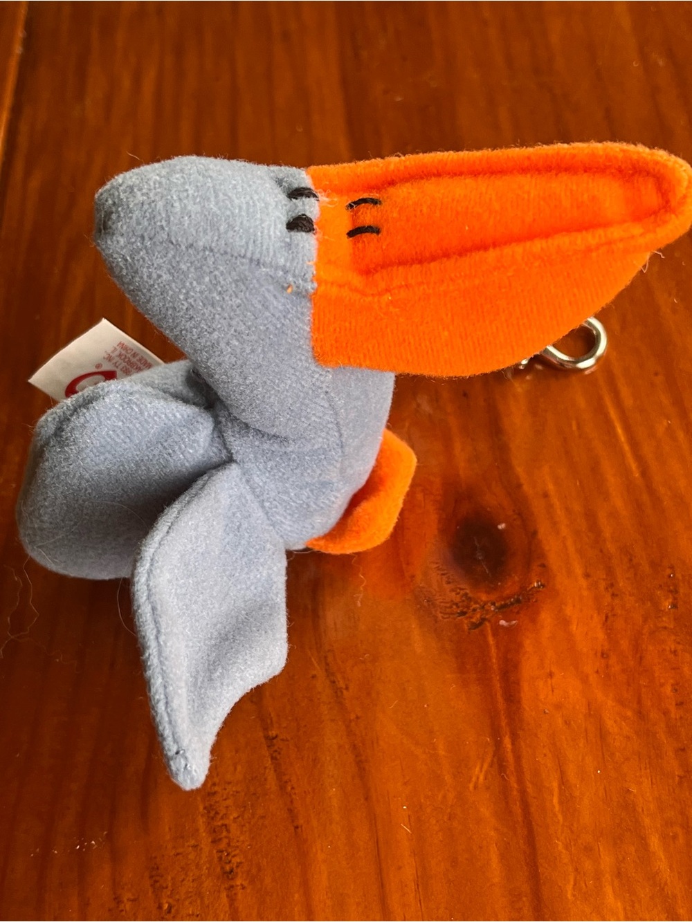 SCOOP THE PELICAN Teenie Beanie Baby NWT Key/Purse/Backpack Charm
